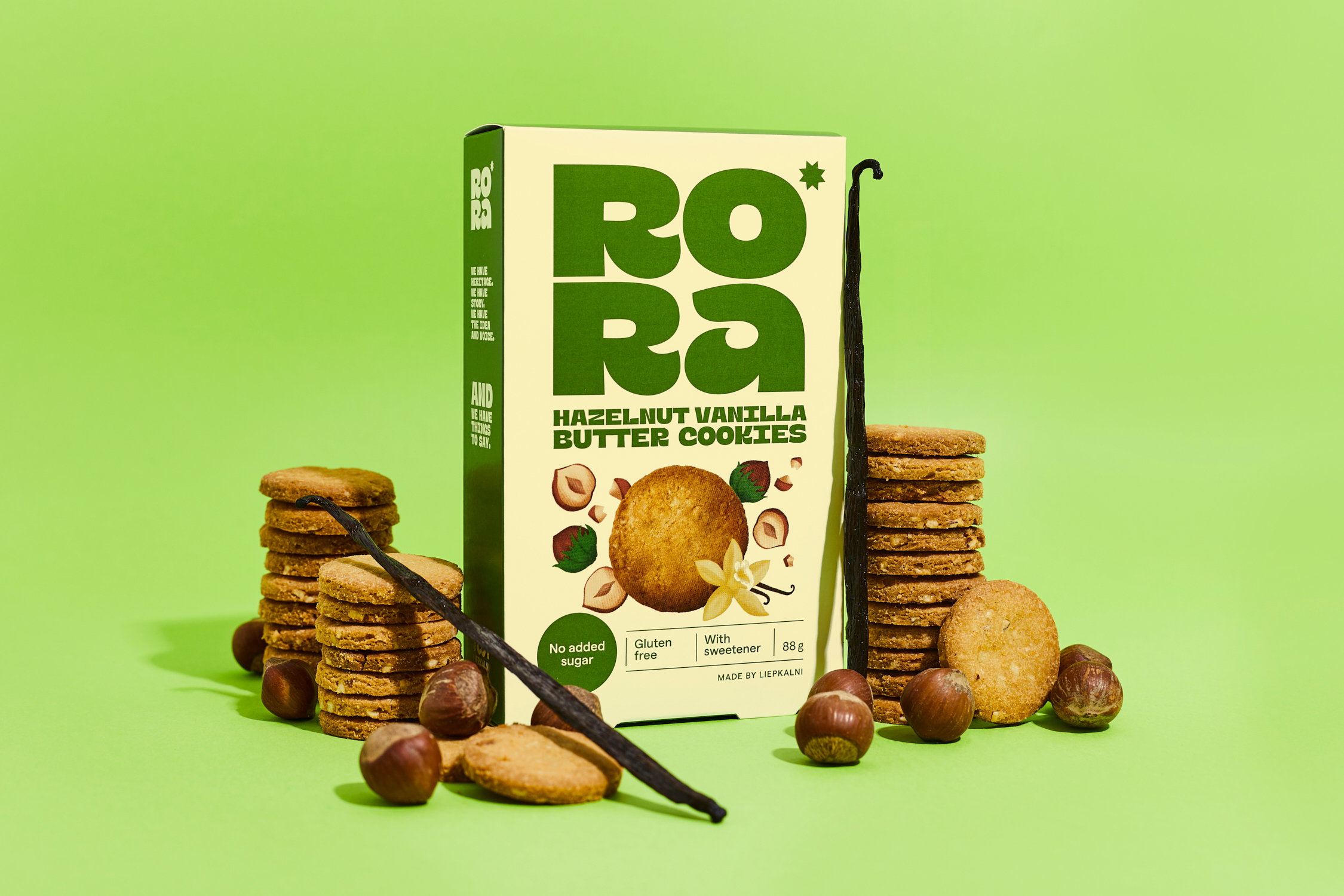 Sarapuupähkli-vanilli võiküpsised magusainega