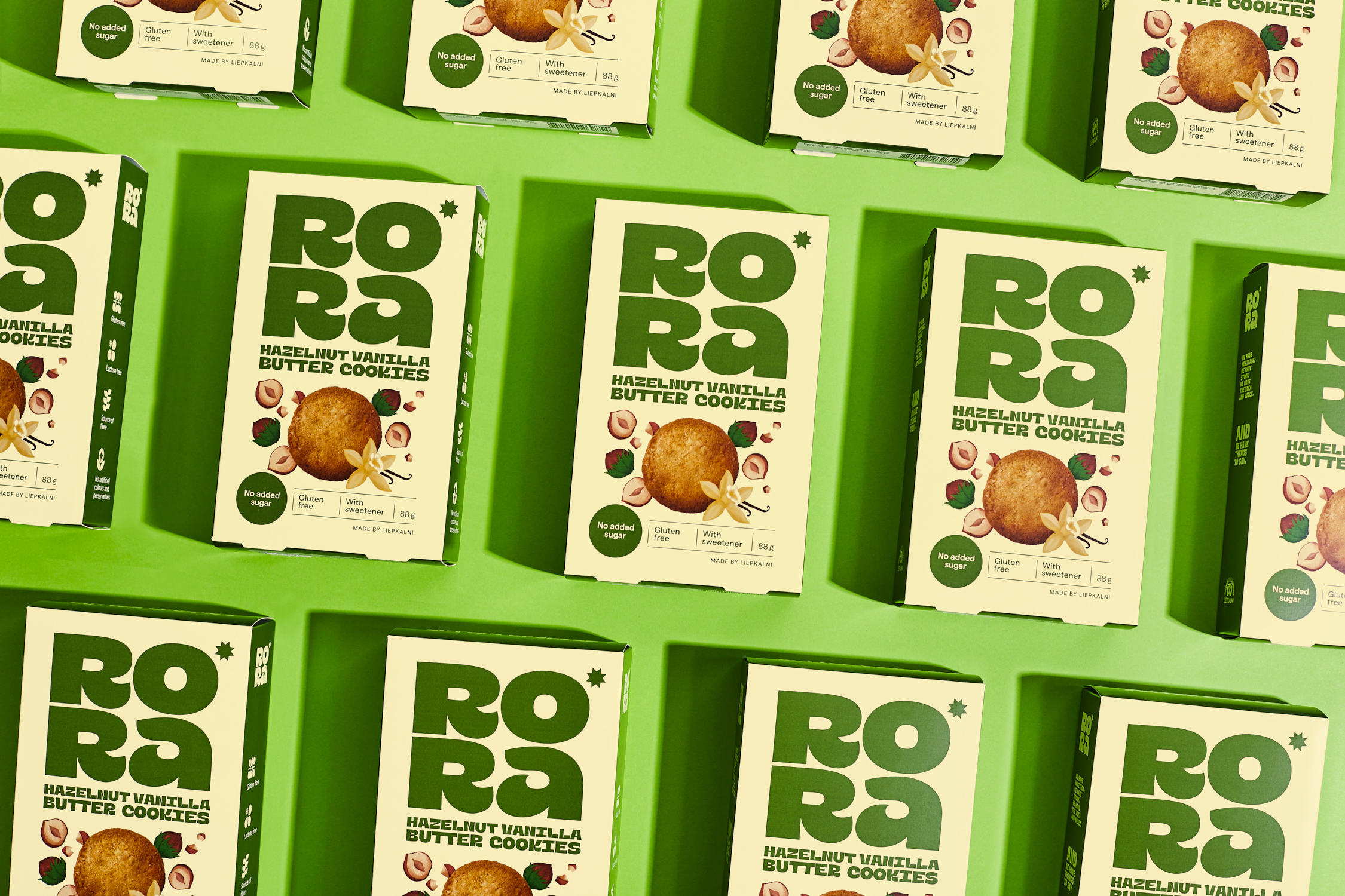 Sarapuupähkli-vanilli võiküpsised magusainega