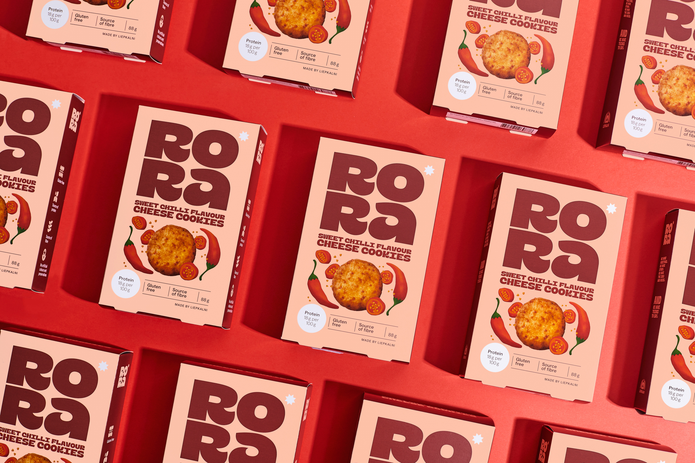 Juustuküpsised magusa tšilli maitsega